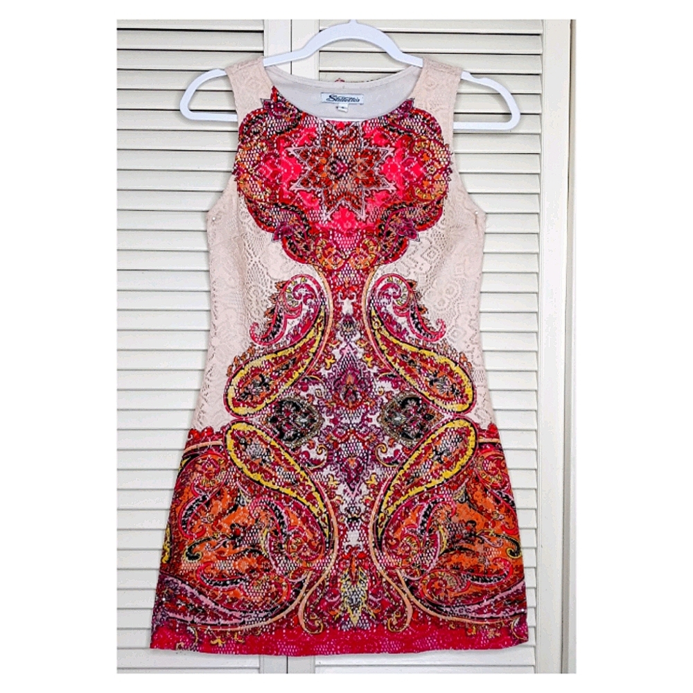 Stilletto's Multicolor Sleeveless Dress